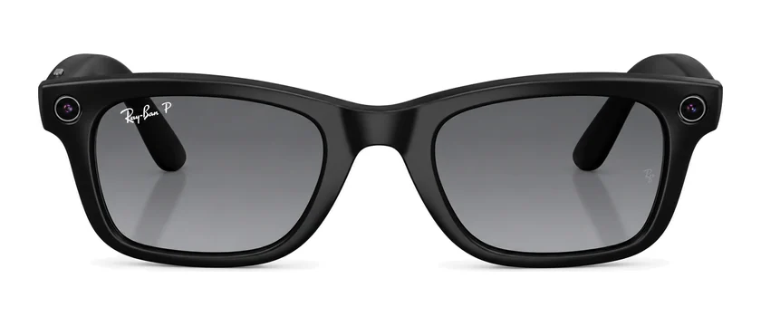 Óculos inteligentes Ray-Ban Meta Wayfarer, pretos
