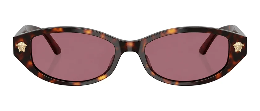 Óculos de sol Versace VE4512D, tartaruga com lentes vinho